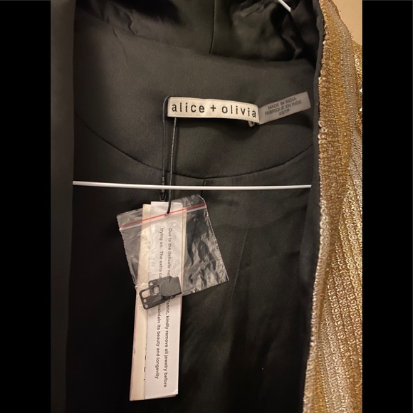 Alice and Olivia Sequin Blazer xs - Picture 4 of 10